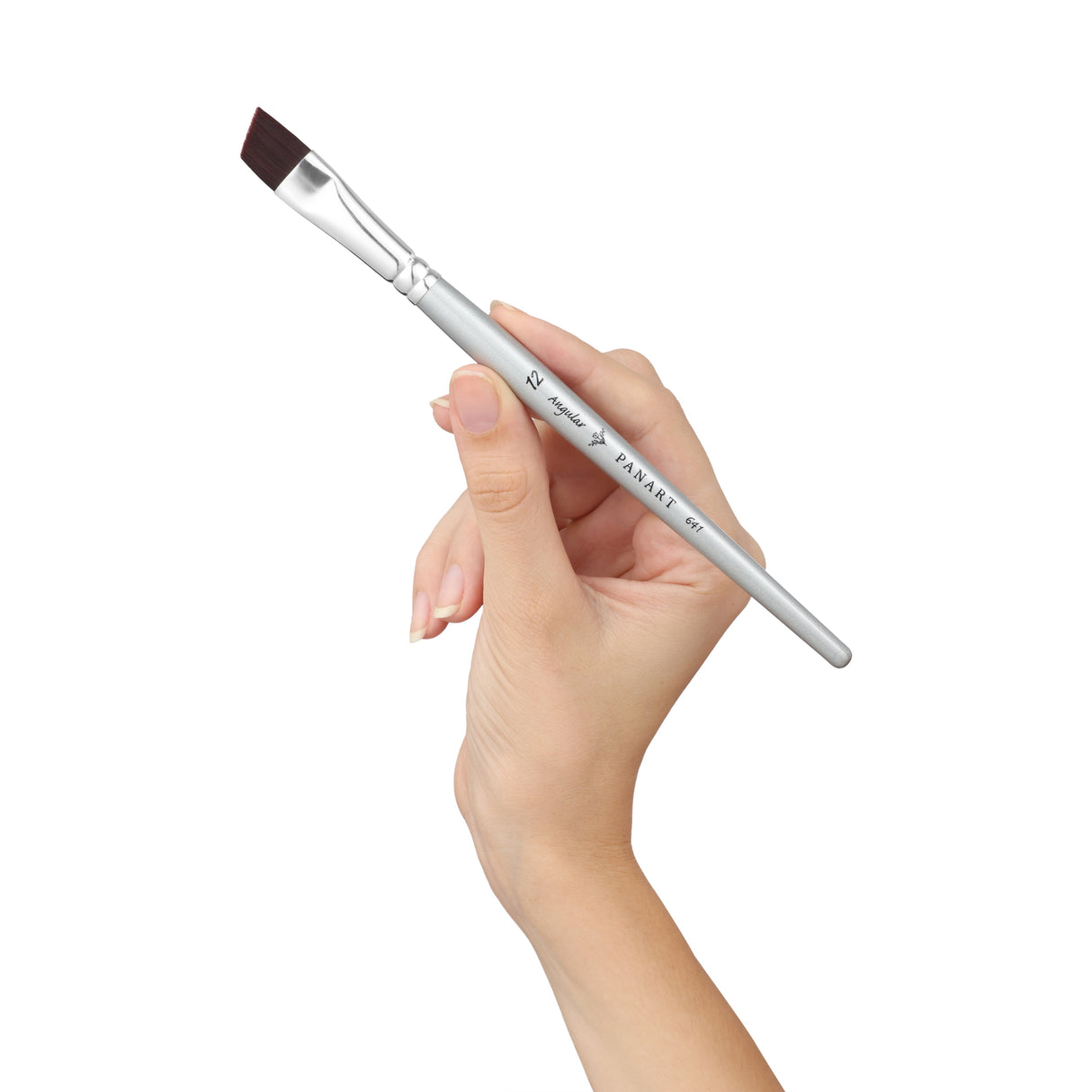 Panart Supertone Synthetic Short Handle Angled Brushes - 641