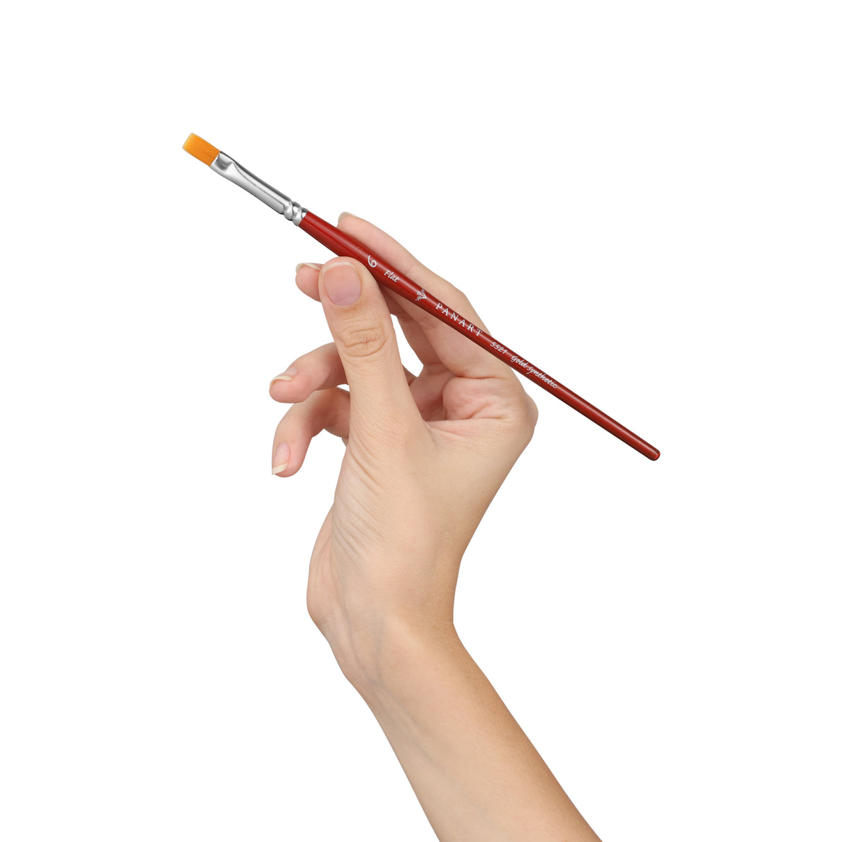 Panart Campus Synthetic Short Handle Flat Brushes - 5521