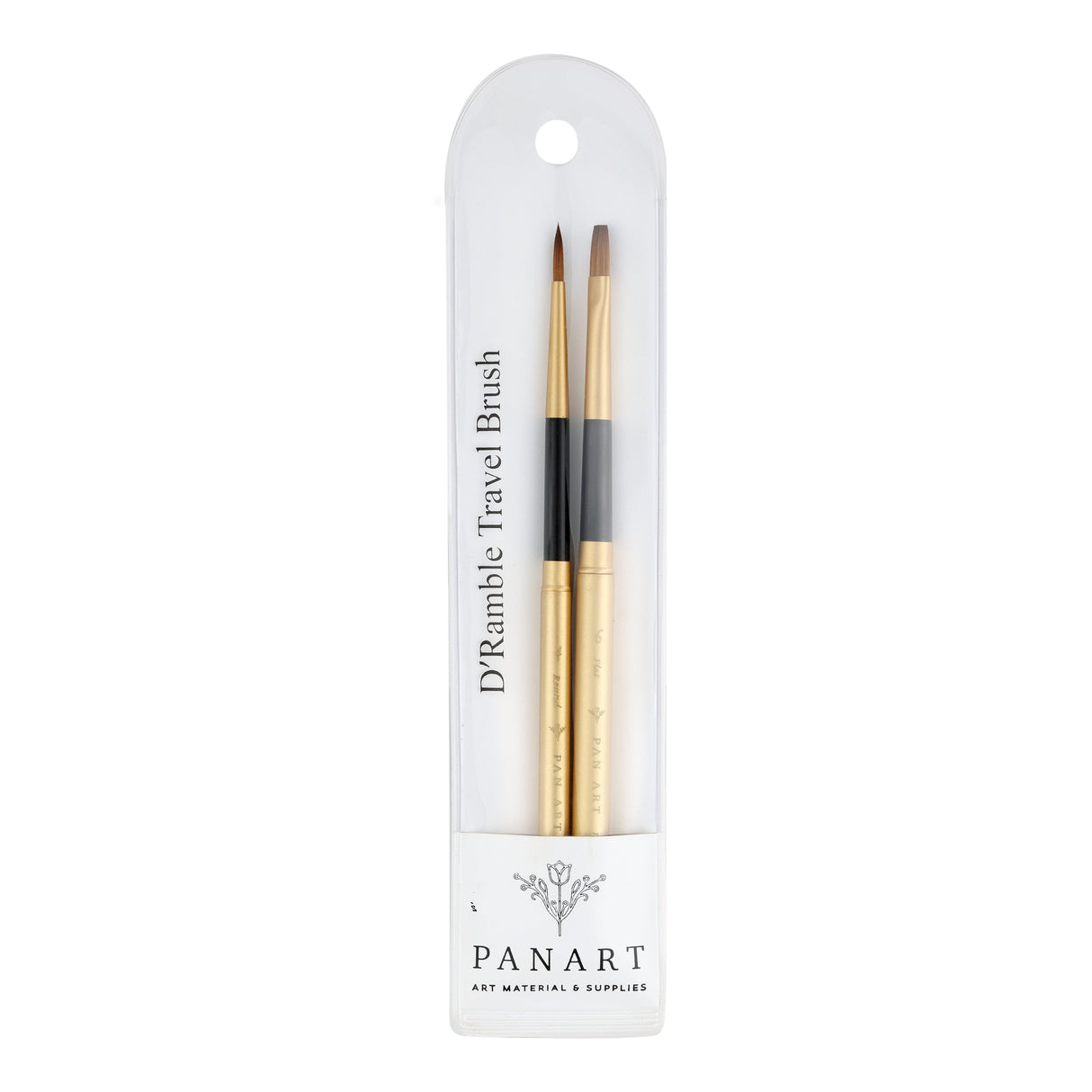 Panart D'Ramble Reversible Brush Set - 2 Pcs, DR-01 (R-4 F-6)