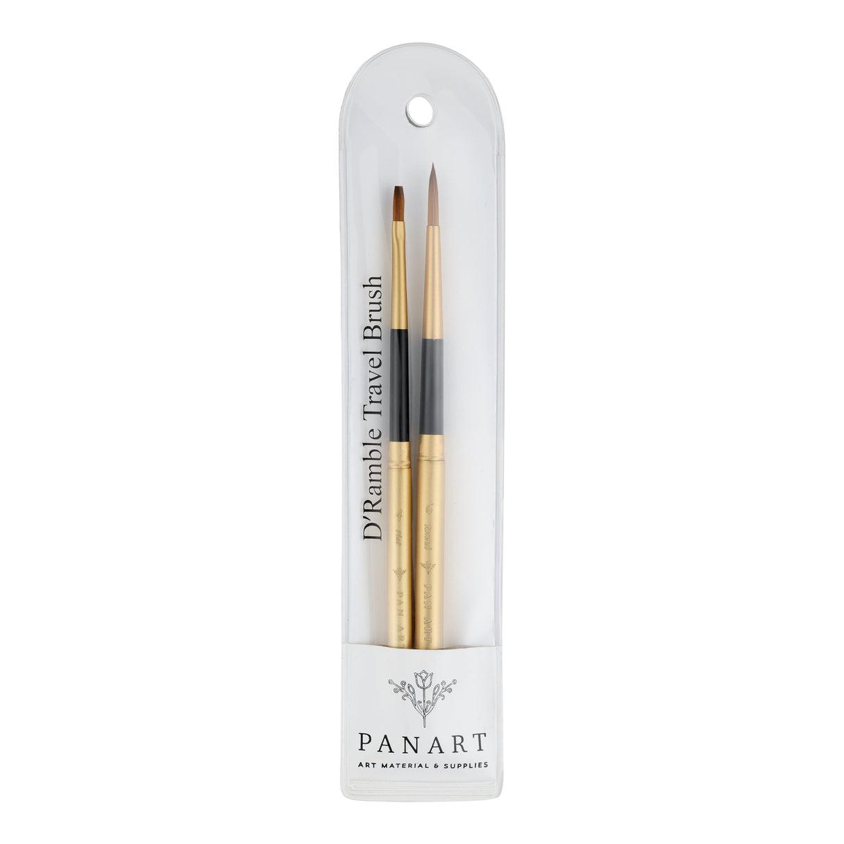 Panart D'Ramble Reversible Brush Set - 2 Pcs, DR-02 (R-6 F-4)