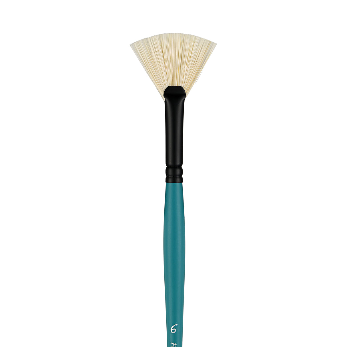 Panart Vegan Synthetic Bristle Fan Long Handle Brushes - 7802