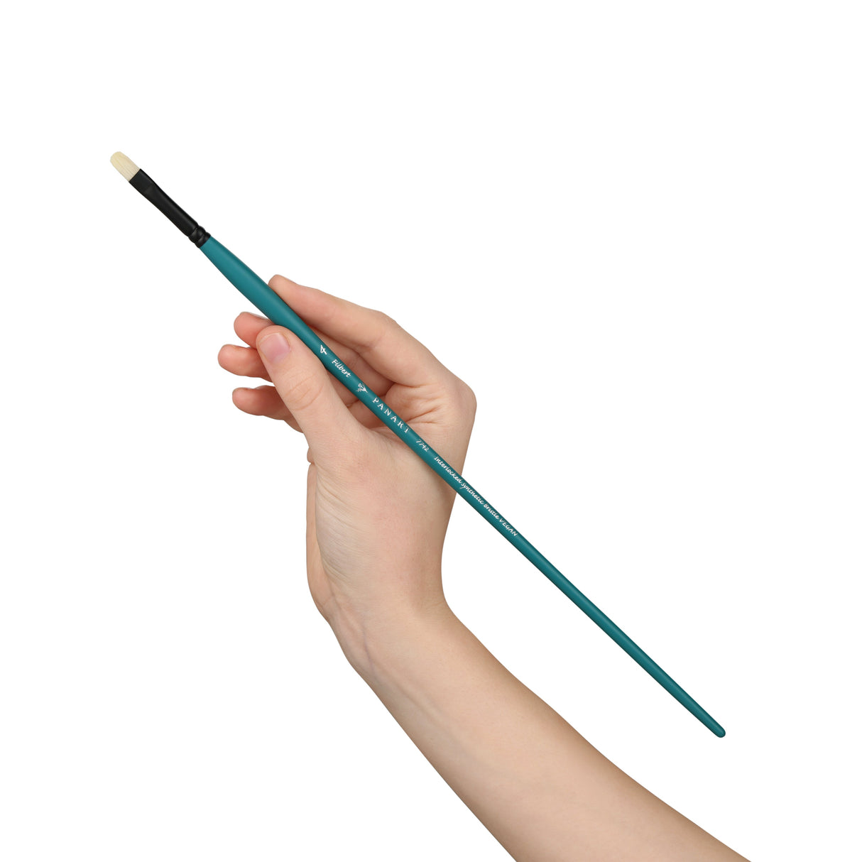 Panart Vegan Synthetic Bristle Filbert Long Handle Brushes - 7742