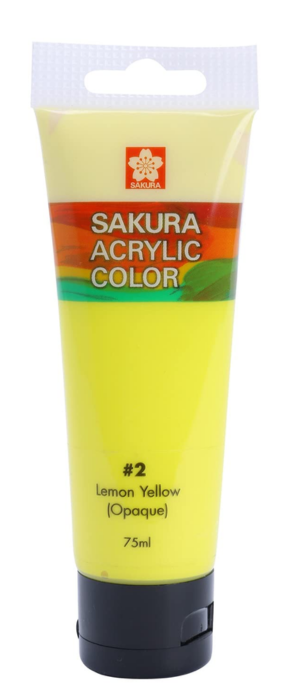 Sakura Acrylic Colors – 75ml Tube