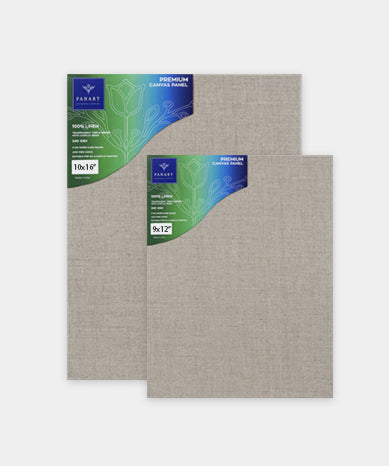 Panart Premium Canvas Panel Linen-240Gsm-29.7X42cm-11.7"X16.5"-A3