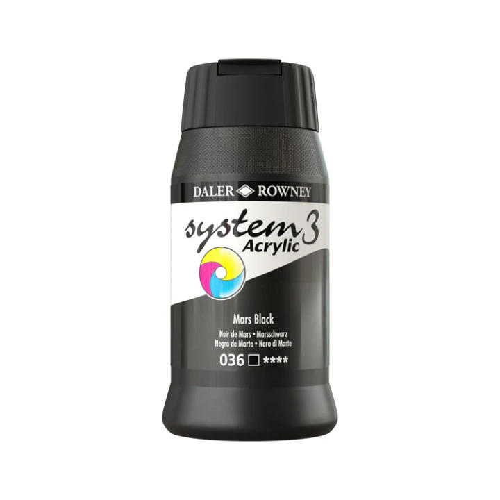 Daler Rowney System3 Acrylic Colours - 500ml