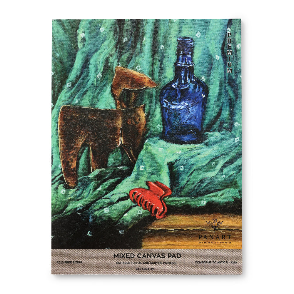 Panart Mixed Canvas Pad 9x12" – 10 Sheets (400/240/250/340/320 Gsm)