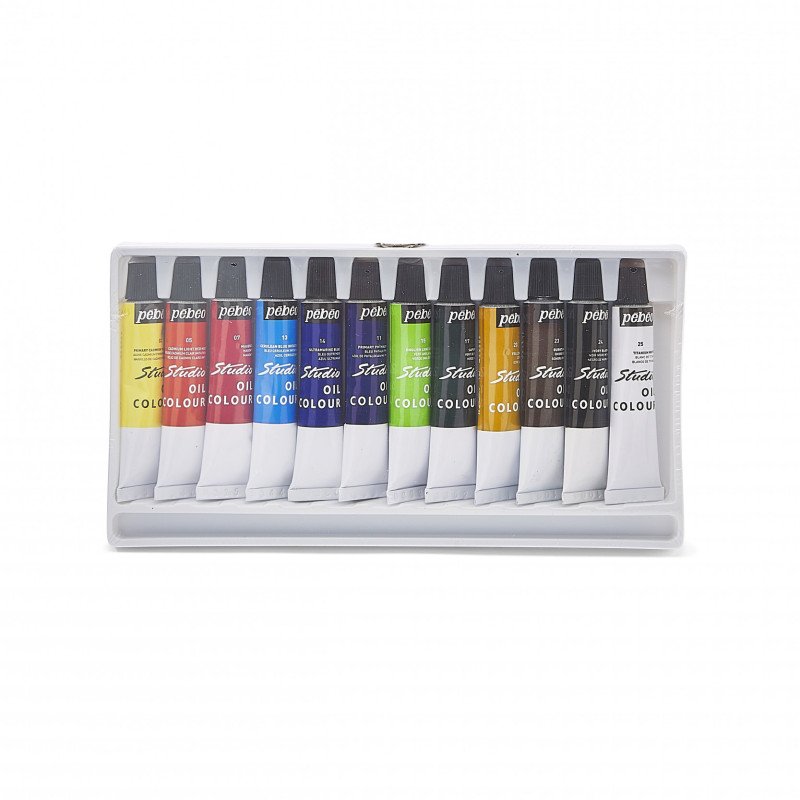 Pebeo Premium 6-Color XL Fine Oil Paint Set - 12ml Tubes