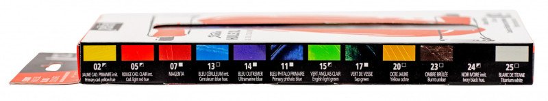 Pebeo Premium 6-Color XL Fine Oil Paint Set - 12ml Tubes