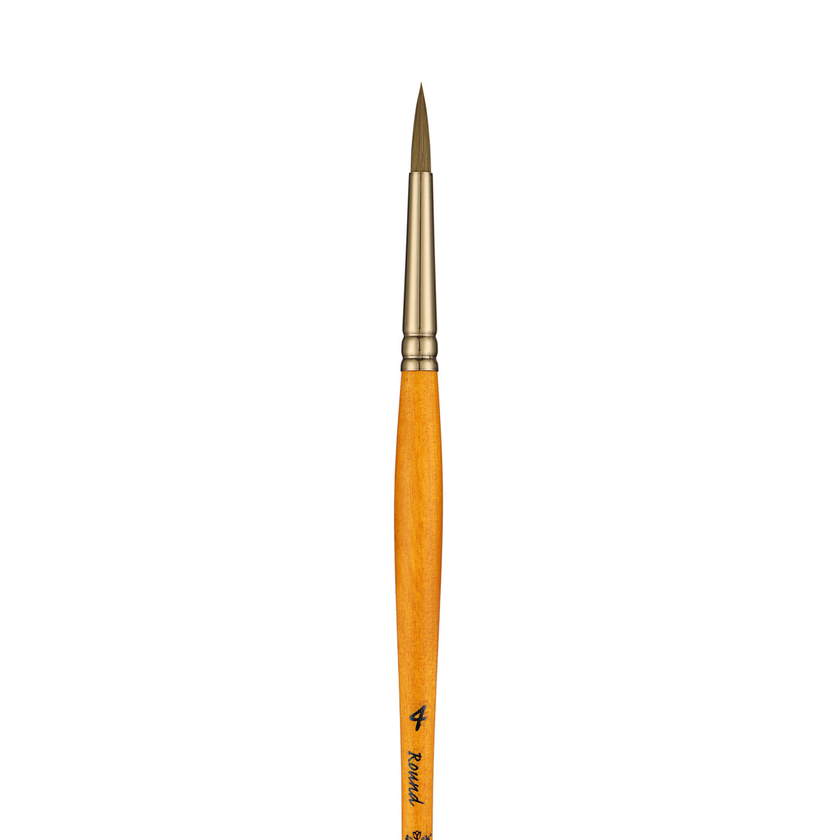 Panart Gold Green Synthetic Long Handle Brush Set of 3 Pcs-GG-07(FB-12, R-4, F-8)