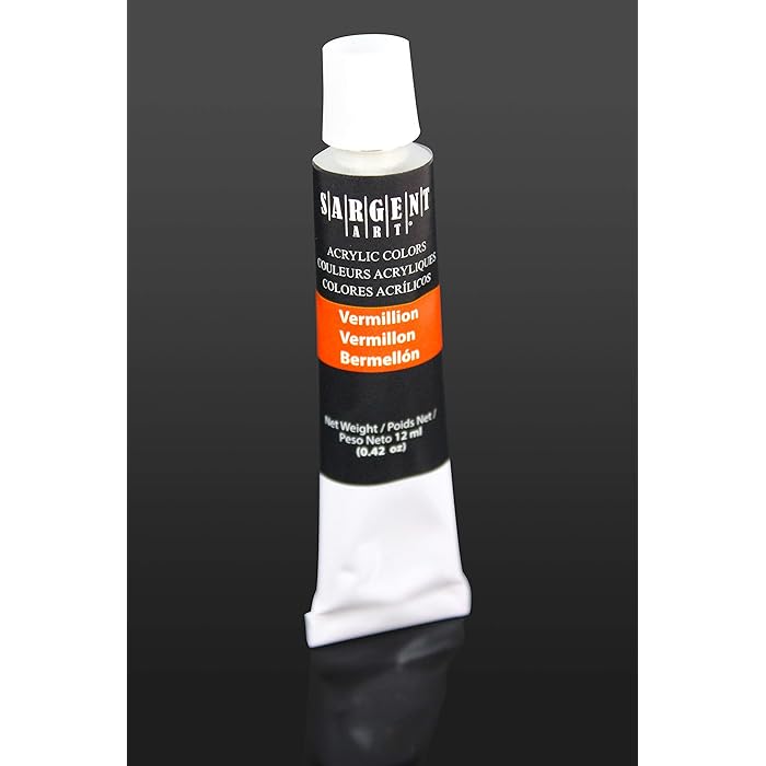 Sargent Art Acrylic Paint Tube Set (23-0501) – 12x12ml, Multicolor