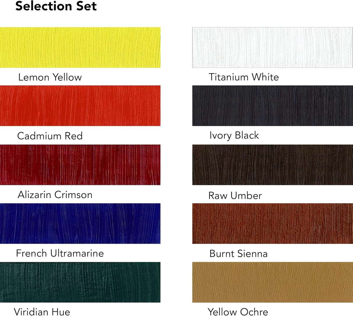 Daler Rowney New Georgian Oil Color Selection Set - 10x38ml