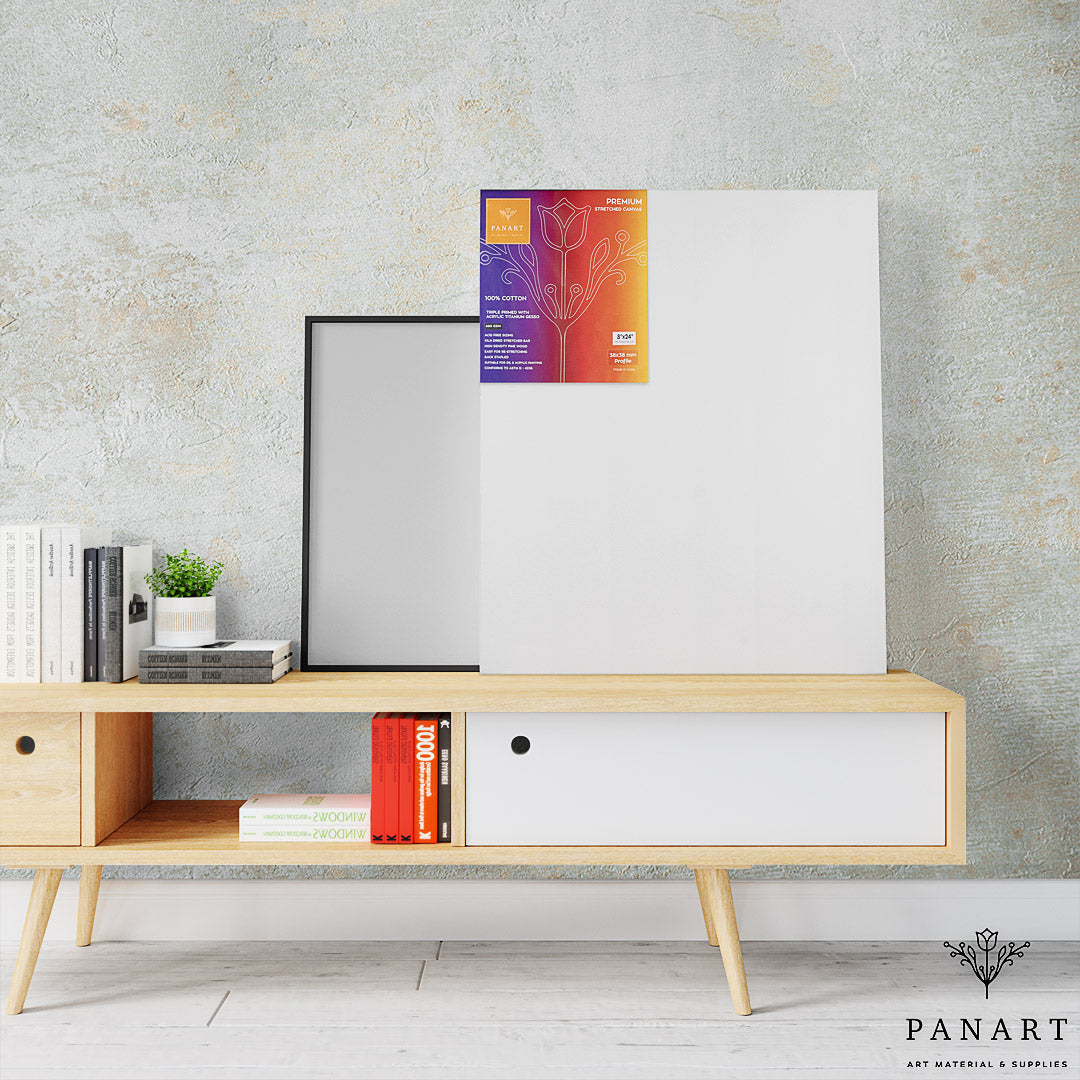 Panart Stretched Canvas Cotton 29.7X42cm-12"X18"- A3