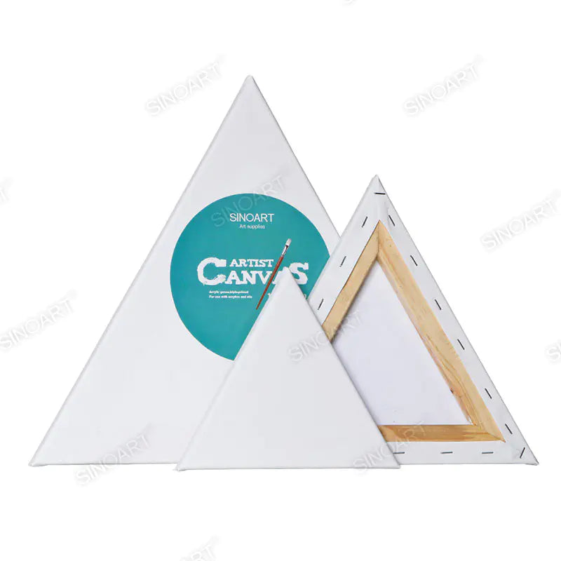 Sinoart Triangular Artist Cotton Blank Stretched Canvas - 40cm