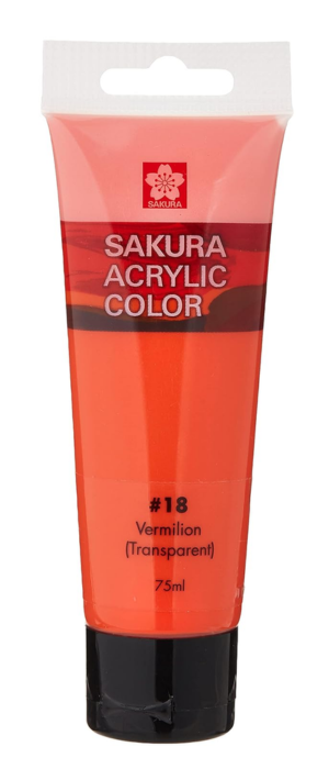 Sakura Acrylic Colors – 75ml Tube