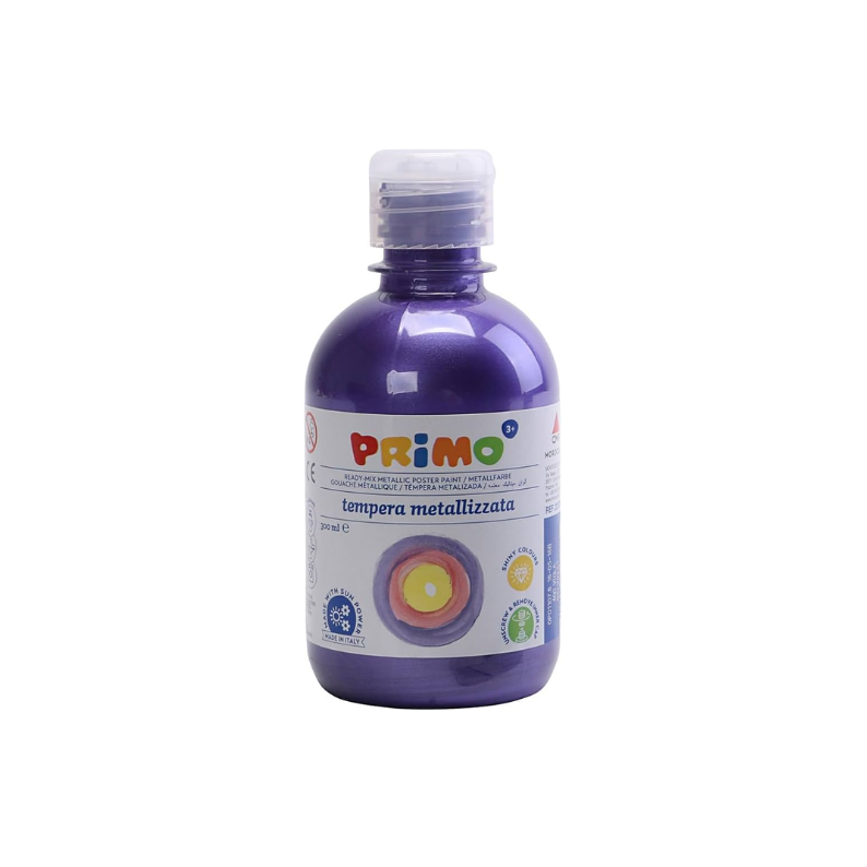 Primo Ready-Mix Metallic Poster Paint Bottle - 300ml