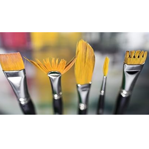 Derwent Technique Brushes 6 Pcs Blister Pack
