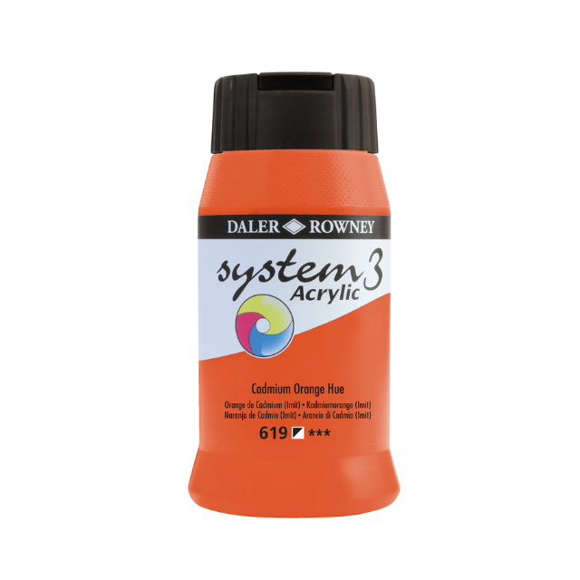 Daler Rowney System3 Acrylic Colours - 500ml