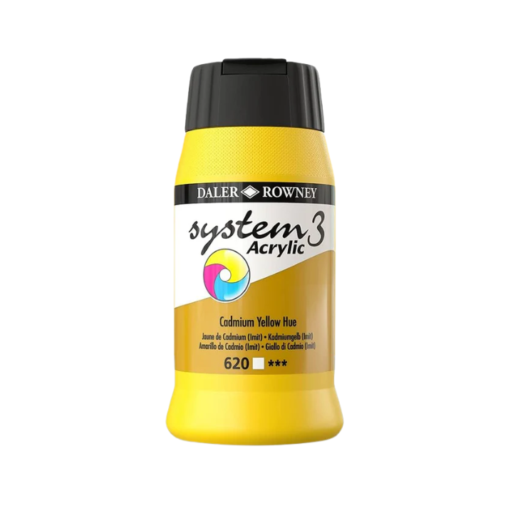 Daler Rowney System3 Acrylic Colours - 500ml