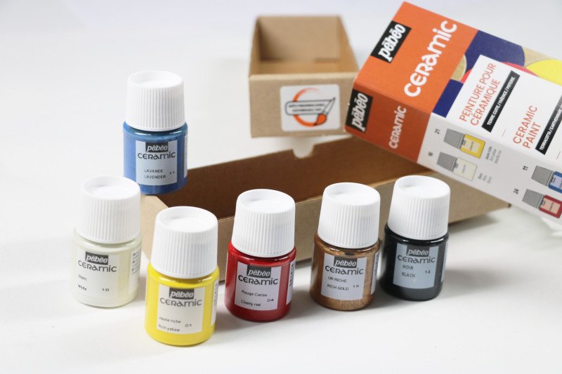 Pebeo Ceramic Paint Initiation Set - 6X20ML