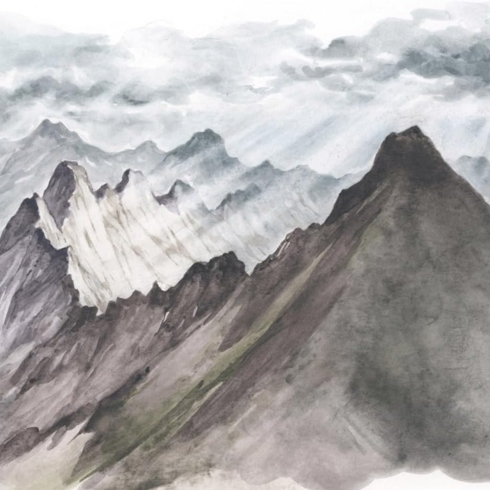 Derwent Tinted Charcoal Paint Set - 12 Colours