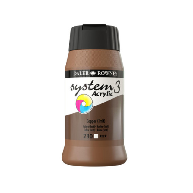 Daler Rowney System3 Acrylic Colours - 500ml