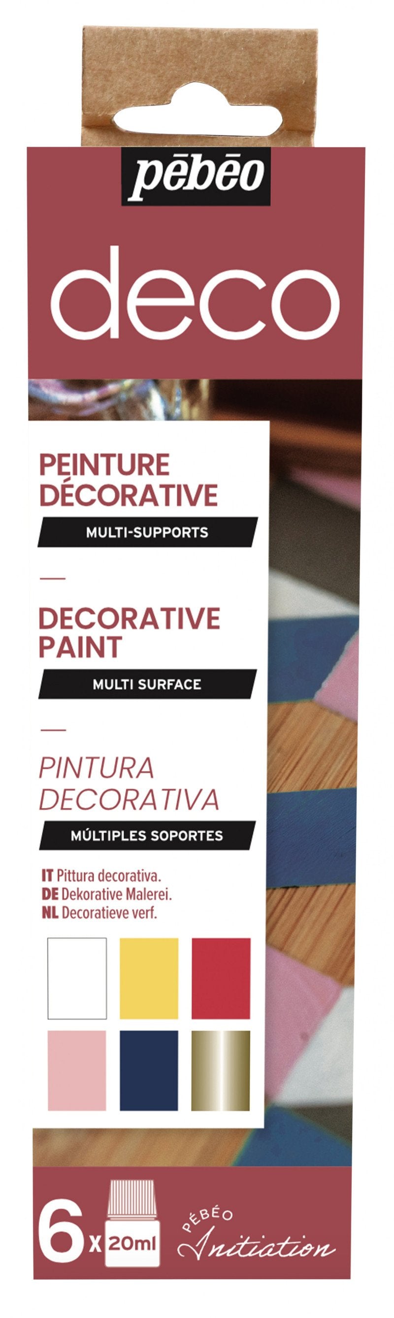 Pebeo Initiation Deco Set - 6x20ml