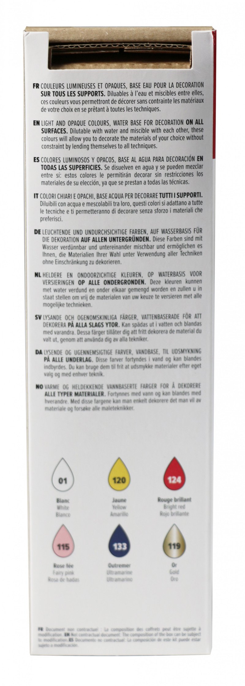 Pebeo Initiation Deco Set - 6x20ml