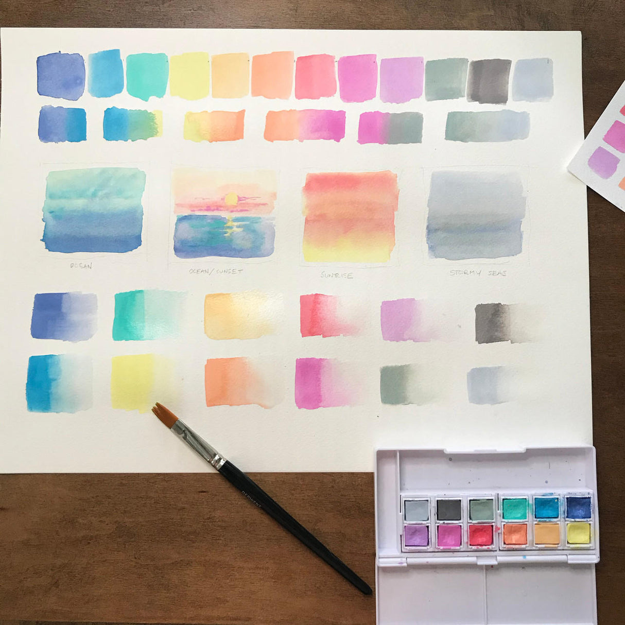 Derwent Pastel Shades Paint Set - 12 Colours