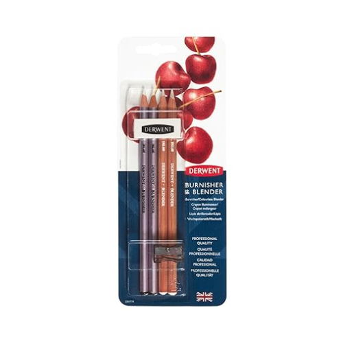 Derwent Burnisher And Blender Blister Pack Of 4