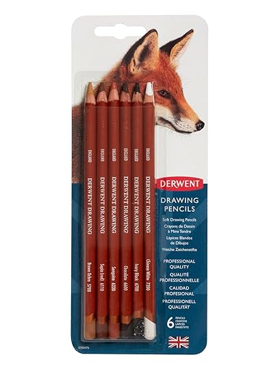Derwent Drawing Pencils Blister Pack of 6