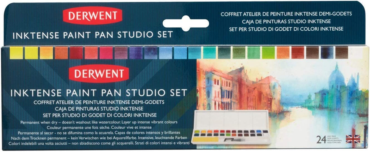 Derwent Inktense 24 Paint Pan Set