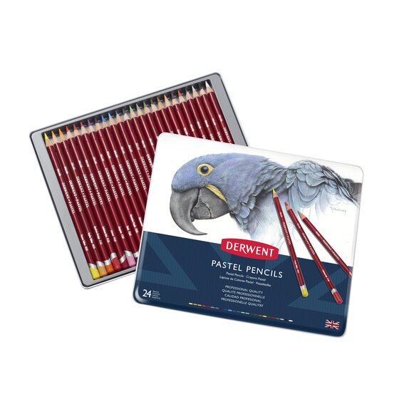 Derwent Pastel Pencils Tin of 24