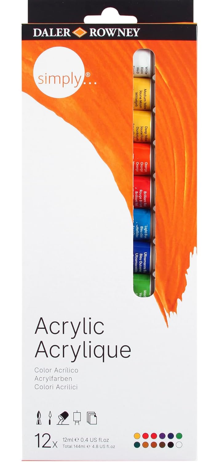 Daler Rowney Simply Acrylic Color Set