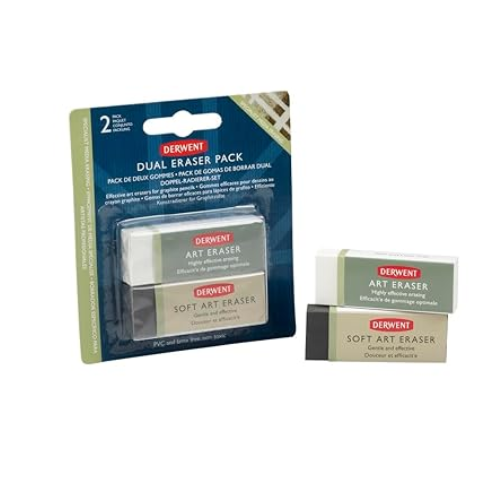 Derwent Dual Eraser Pack of 2