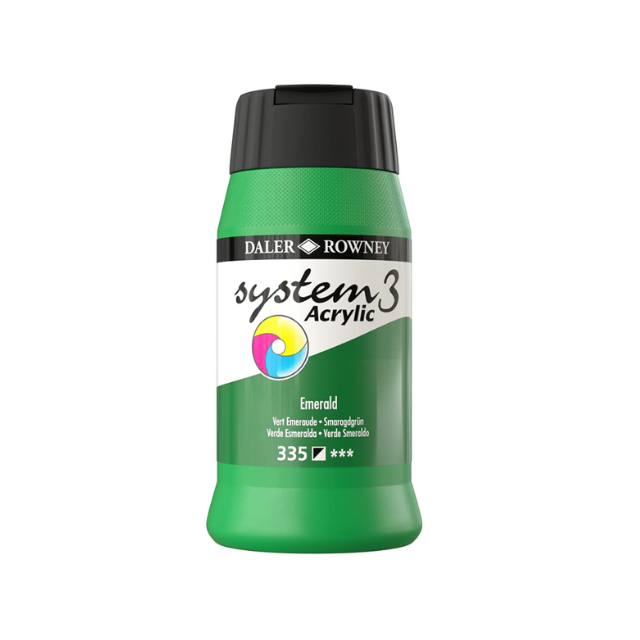 Daler Rowney System3 Acrylic Colours - 500ml