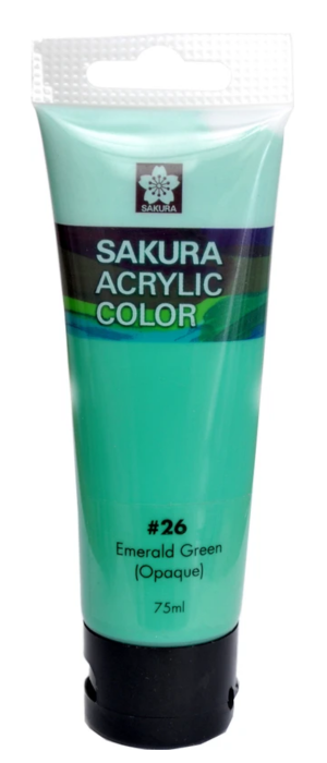 Sakura Acrylic Colors – 75ml Tube
