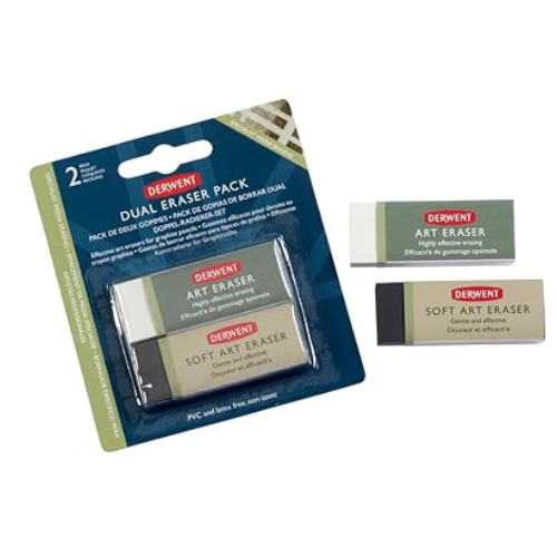 Derwent Dual Eraser Pack of 2
