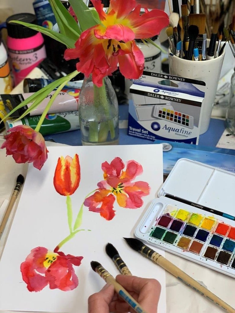 Daler-Rowney Aquafine Watercolor Travel Set