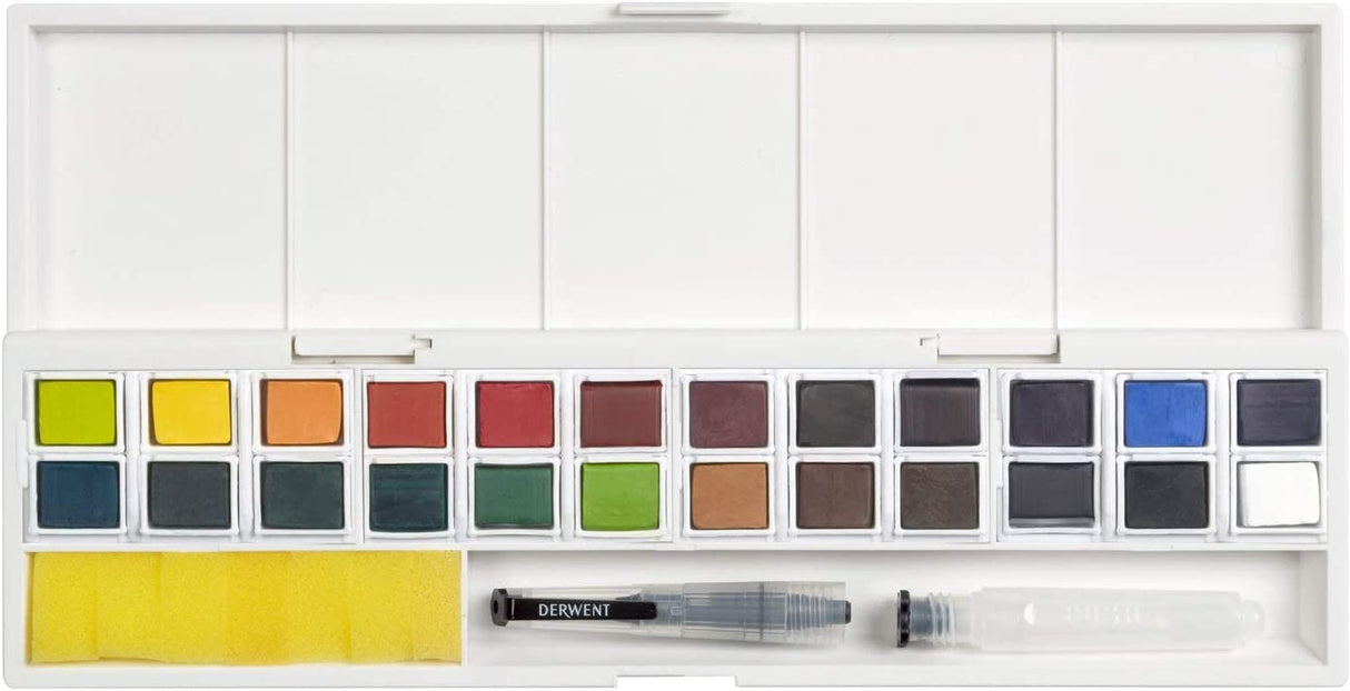 Derwent Inktense 24 Paint Pan Set