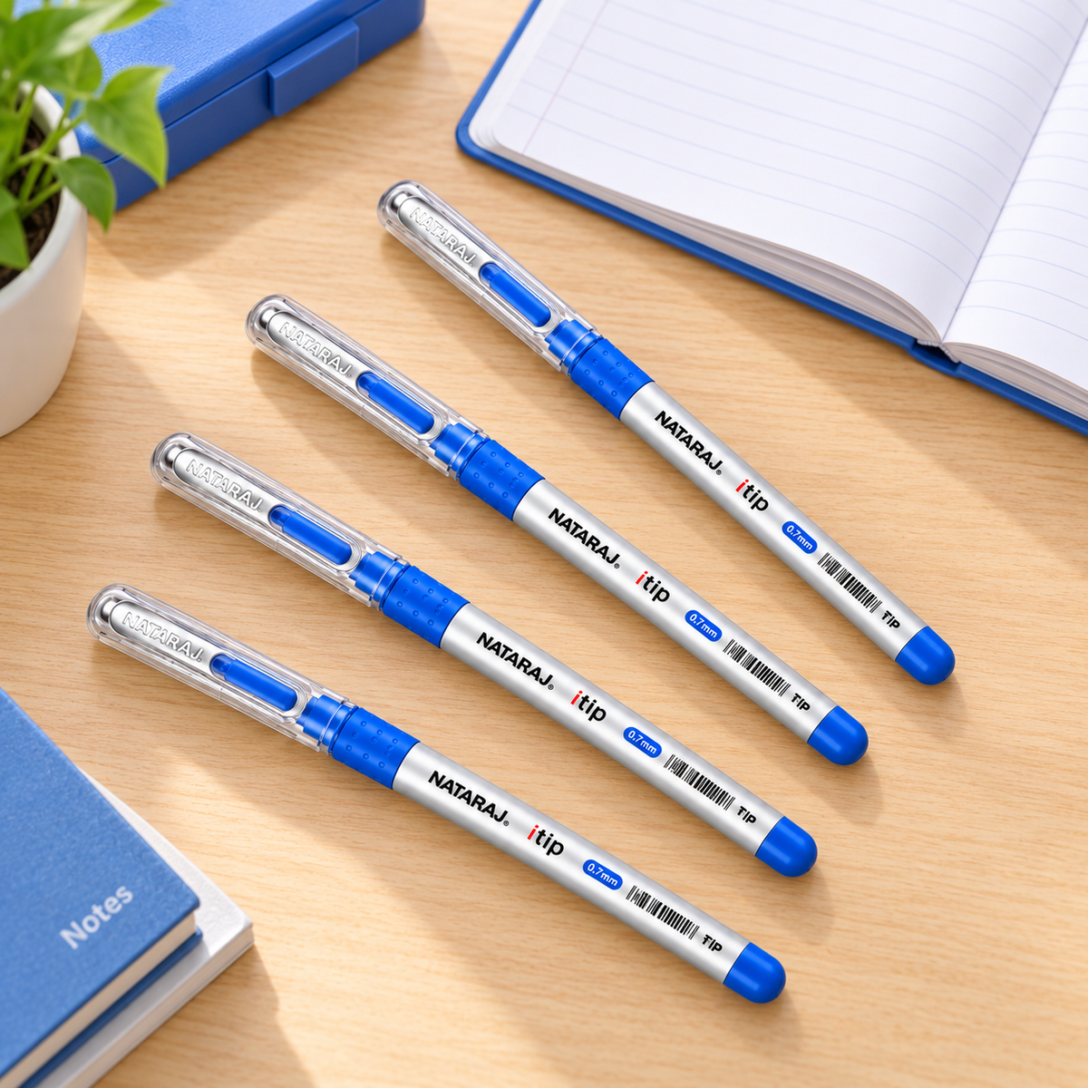 Nataraj Itip Ball Pen – 5-Piece Pack, Blue Ink