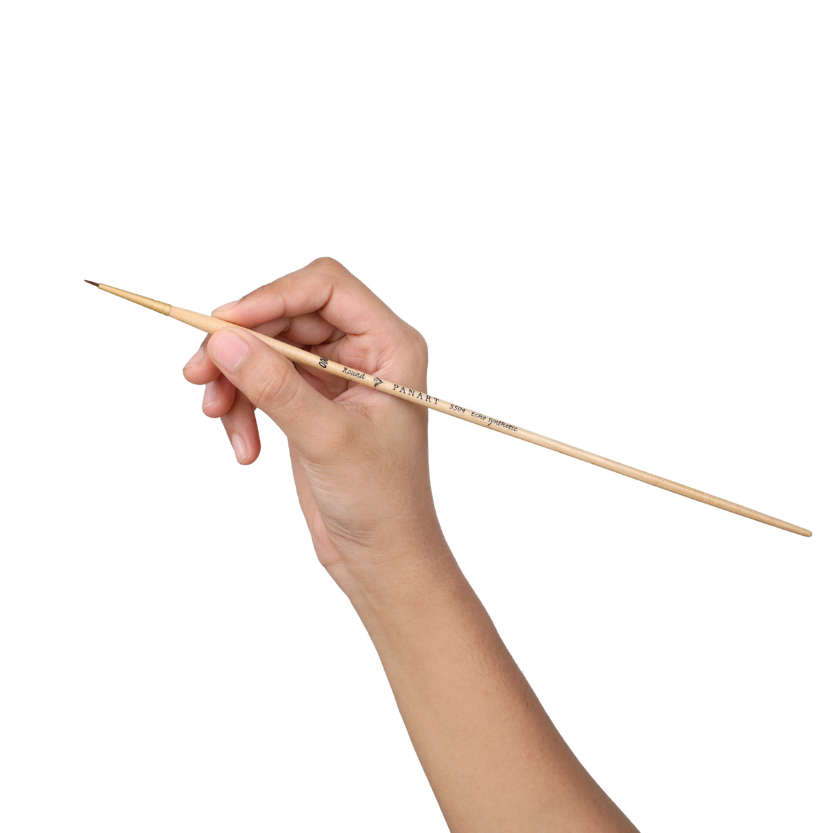 Panart Echo Synthetic Round Long Handle Brush Pack of 5 pcs (5504-000)