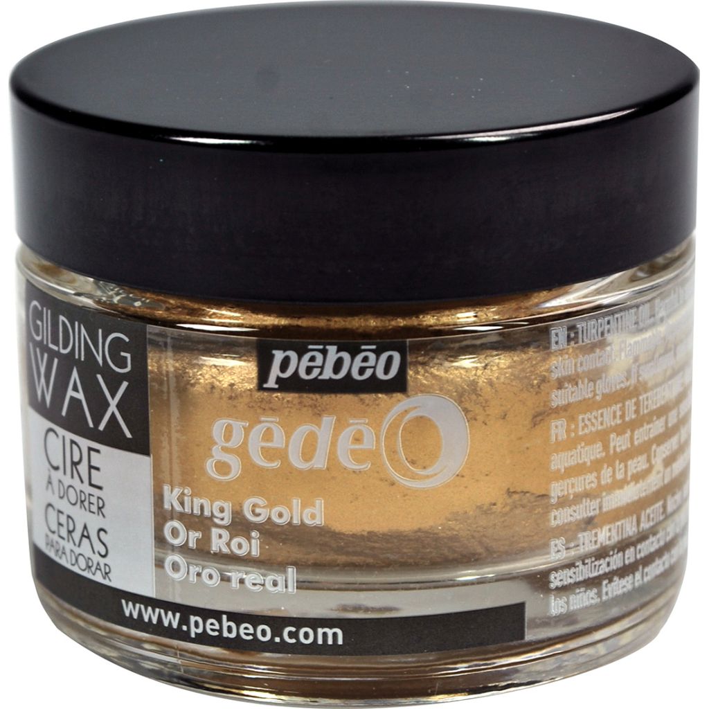 Pebeo Gilding Wax King Gold 30ml