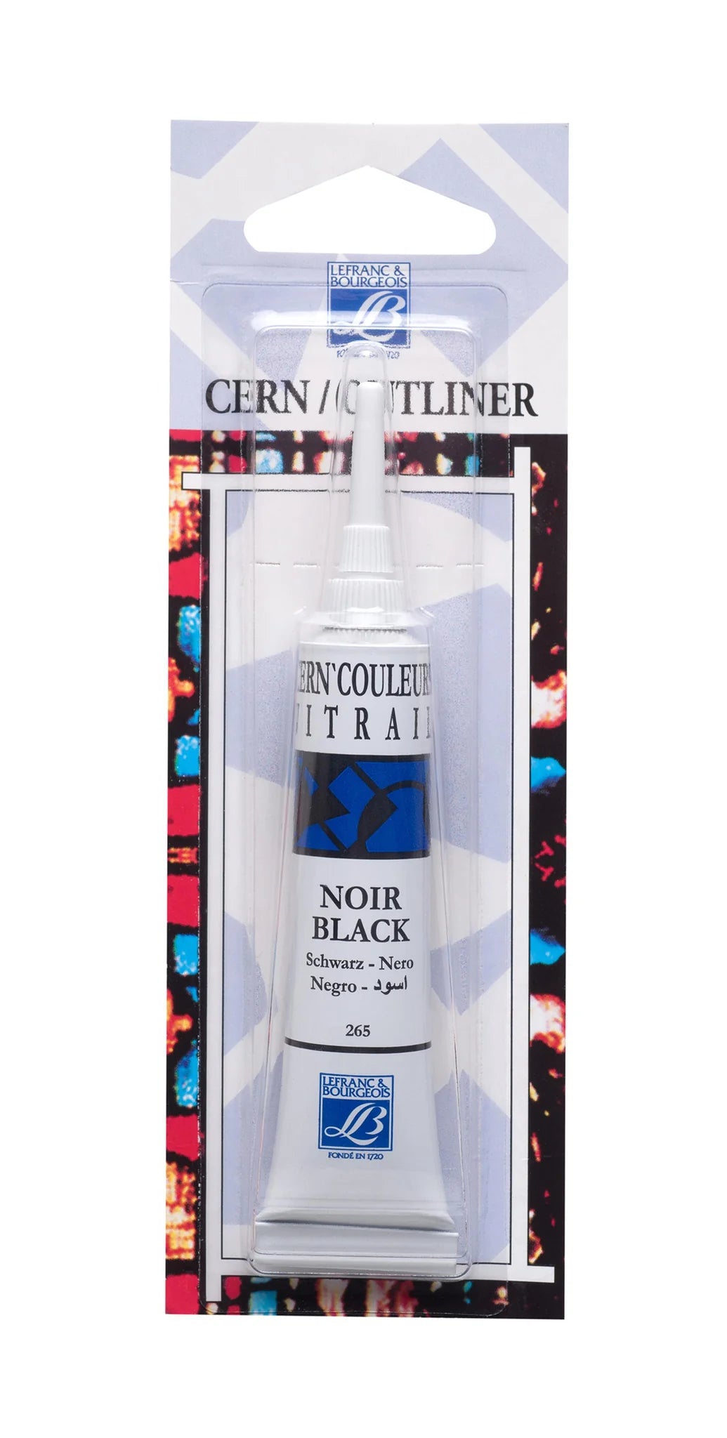 Lefranc Bourgeois Outliner Tube 20ml Black