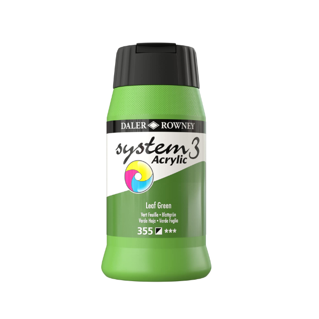 Daler Rowney System3 Acrylic Colours - 500ml