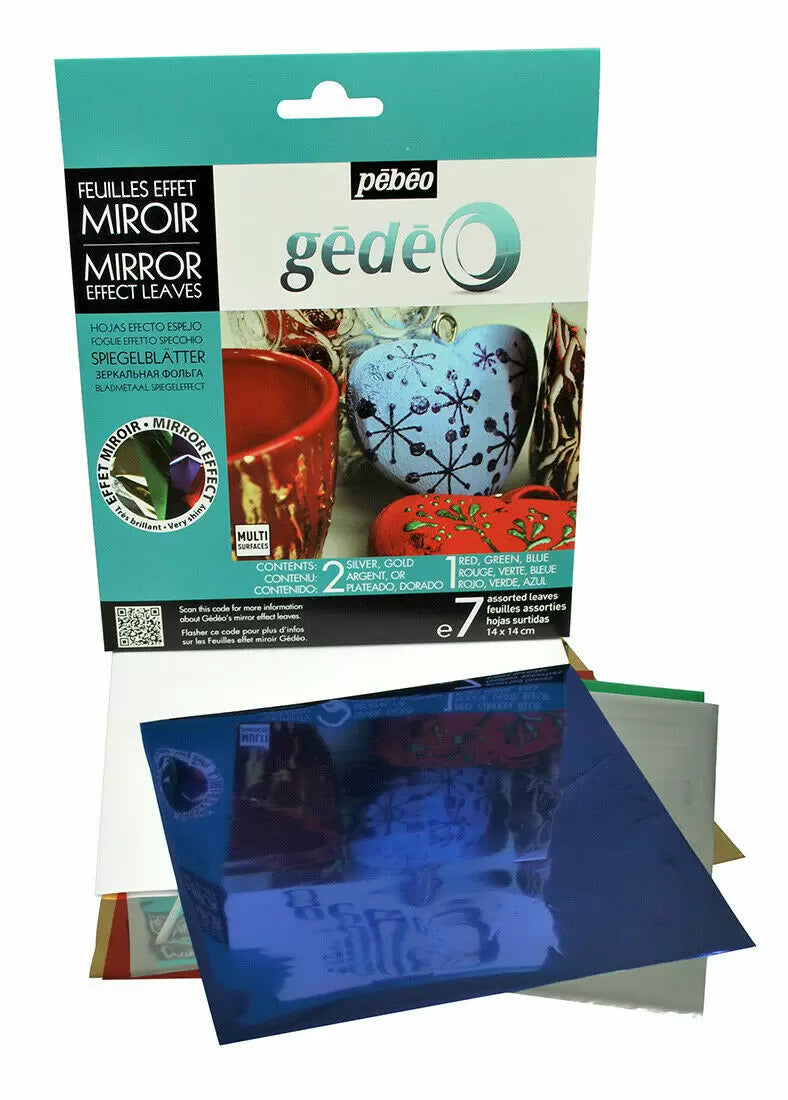 Pebeo Mirror Effect Leaves Assorted Kit
