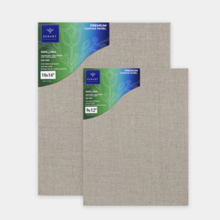 Panart Premium Canvas Panel Linen-240Gsm-21.X29.7cm-8.27"X11.69"-A4