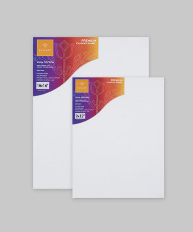 Panart Premium Canvas Panel Cotton 250Gsm-30X30cm-12"X12"