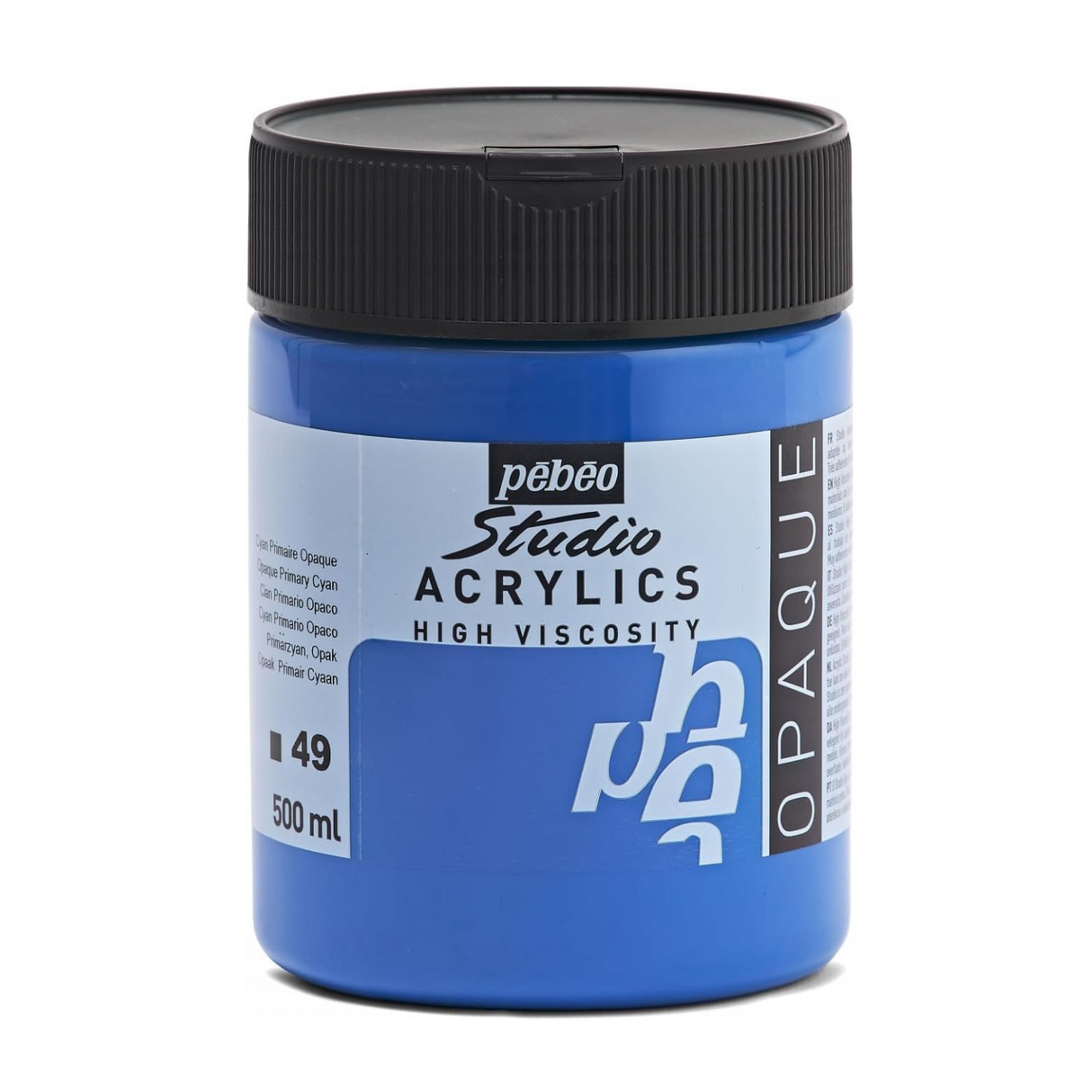 Pebeo Studio Acrylic High Viscosity Paint - 500ml