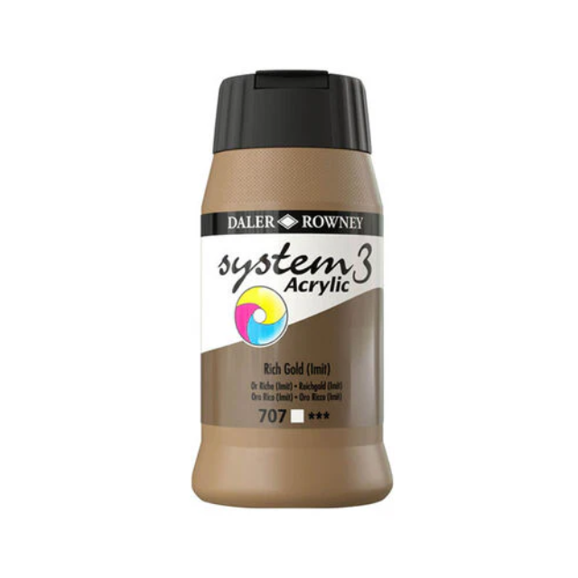 Daler Rowney System3 Acrylic Colours - 500ml