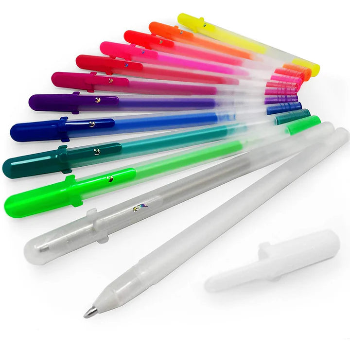 Sakura Gelly Roll Moonlight & White Pens Set – 12 Pens, 0.6mm